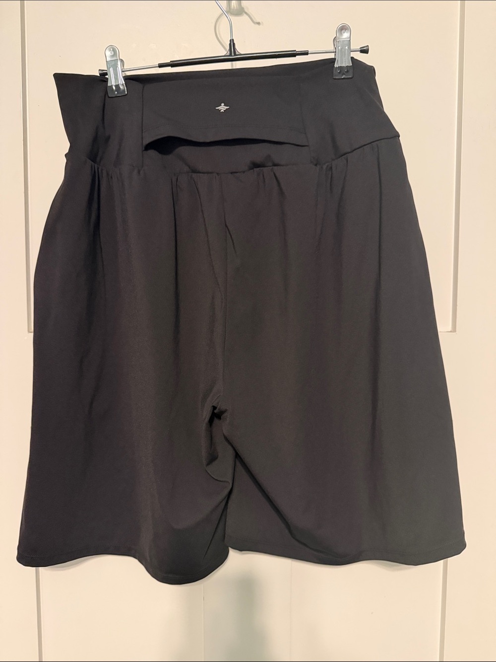 HALARA Black Athletic Long Line Shorts with Wide Waistband Size XL Golf Tennis - Picture 3 of 7